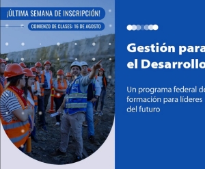 &Uacute;ltima semana de inscripci&oacute;n a la 3&ordm; edici&oacute;n de "Gesti&oacute;n para el Desarrollo"