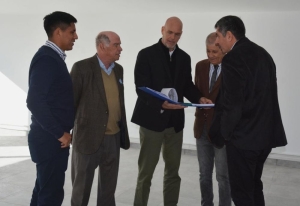 Jueces recorrieron  nuevo edifico judicial pr&oacute;ximo a inaugurarse