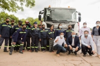 Entregan un cami&oacute;n compactador para Palma Sola
