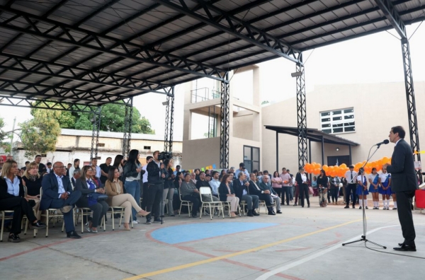 Inauguraron edificio para el Colegio N&deg; 27 de El Bananal