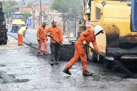 Benepl&aacute;cito del intendente Jorge tras concluirse la pavimentaci&oacute;n de calle Cha&ntilde;i