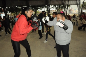 Exitosa exhibici&oacute;n box&iacute;stica en Alto Comedero