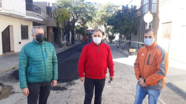 Municipio repavimenta calles c&eacute;ntricas