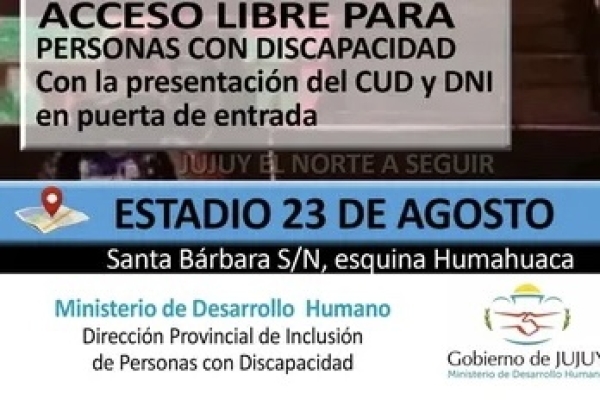 Elecci&oacute;n Nacional: Acceso gratuito a Personas con Discapacidad