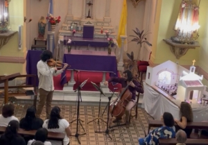 Hospital San Roque recibió al Ciclo ”Capillas Musicales“