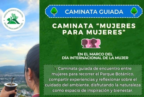 &ldquo;Mujeres para Mujeres&rdquo; en el Parque Bot&aacute;nico