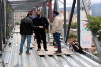 Reinicio de obra p&uacute;blico y del Ascensor Urbano