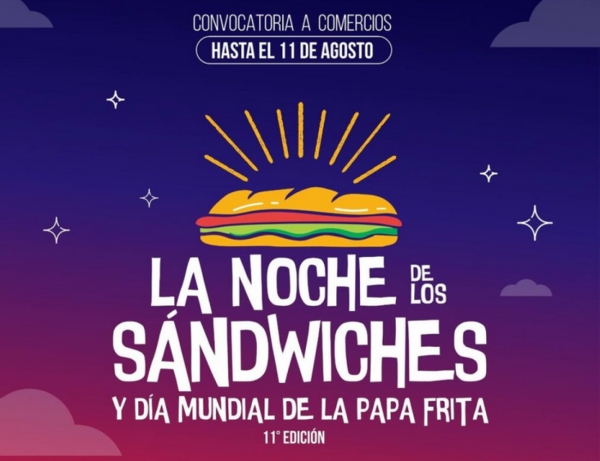 Convocatoria.Noche de los S&aacute;ndwiches y D&iacute;a Mundial de la Papa Frita