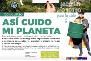 Concurso &ldquo;As&iacute; cuido mi planeta&rdquo; destinado a estudiantes del nivel secundario