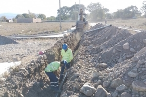 Agua Potable de Jujuy avanza con la importante obra de acueducto para aumentar el servicio de agua en El Carmen
