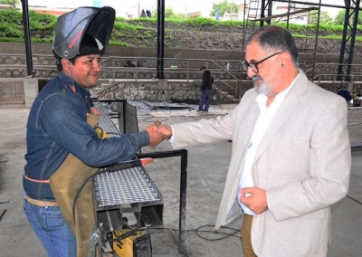 Multiespacio en Chijra. El Municipio se prepara para inauguralo