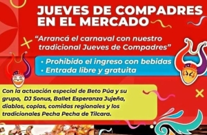 &ldquo;Jueves de Compadres&rdquo; en el Mercado 6 de Agosto