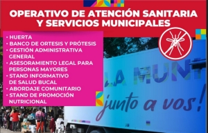 Dengue:Operativos sanitarios y de servicios municipales
