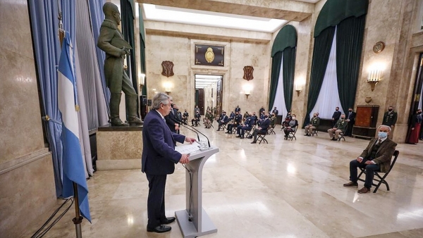 Fern&aacute;ndez: "El coronavirus lejos est&aacute; de ser derrotado" en el pa&iacute;s