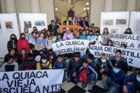 Morales salud&oacute; a estudiantes que viajaron a Chapadmalal