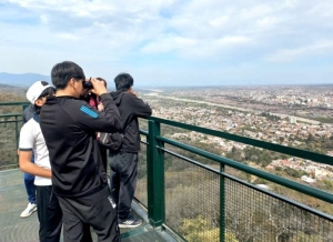 Estudiantes del Bachi N&deg; 2 en el Parque Bot&aacute;nico
