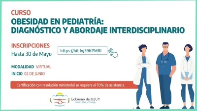 Convocan a cursar la Actualizaci&oacute;n "Obesidad en Pediatr&iacute;a