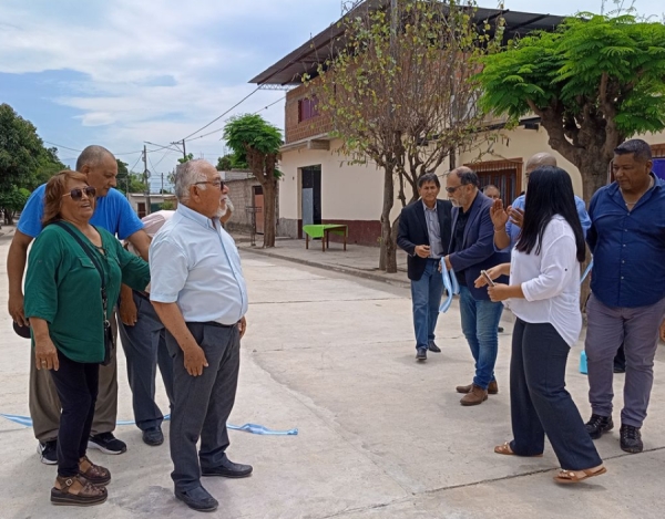 Fraile Pintado. Inauguran segunda etapa de pavimento