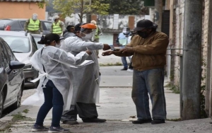 Mega operativo sanitario en Barrio San Mart&iacute;n