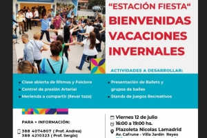 Estaci&oacute;n Fiesta: &ldquo;Bienvenidas vacaciones de invierno&rdquo;