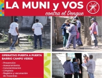La Muni y Vos contra el Dengue&rdquo; en Alto Comedero