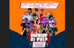Se viene "Hip Hop al Palo" en Anfiteatro Las Lavanderas