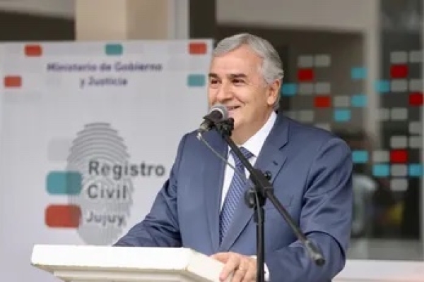 Morales inaugur&oacute; el nuevo edificio del Registro Civil de San Pedro