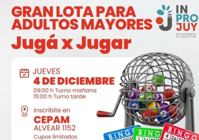 El CEPAM y el INPROJUY realizar&aacute;n jornada especial para adultos mayores