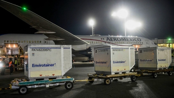 Llegaron 1.673.000 vacunas de AstraZeneca