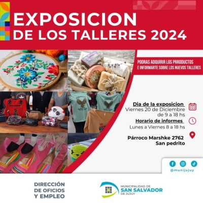 El viernes exposici&oacute;n de los talleres municipales de Oficio y Empleo 2024