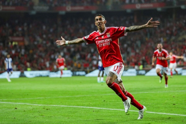 Di Mar&iacute;a y Otamendi otra vez campeones: ganaron la Supercopa de Portugal