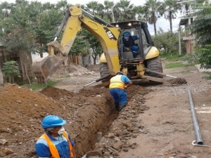 Continua ampliaci&oacute;n de red de agua en sectores de Perico