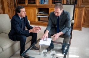 Sadir se reunió con Santilli para abordar temas claves para la Provincia