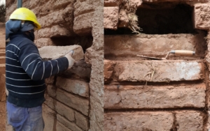 Avanza la reparaci&oacute;n de la Iglesia de Uquia