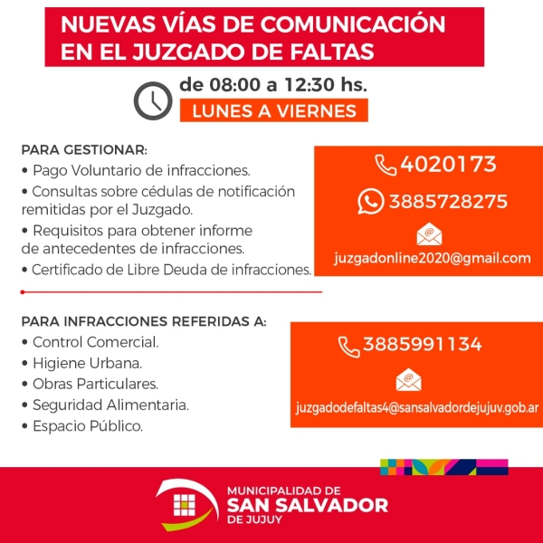 Nuevas v&iacute;as de comunicaci&oacute;n en el Juzgado de Faltas