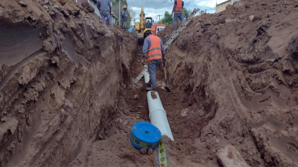 Avanza en un 80% la obra de cloacas en Palpal&aacute;