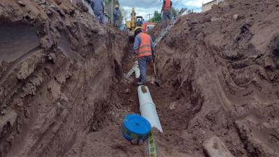 Avanza en un 80% la obra de cloacas en Palpal&aacute;
