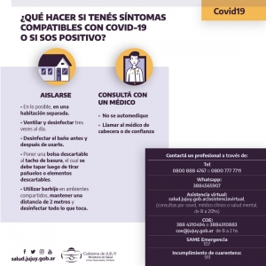 &iquest;C&oacute;mo actuar ante sospecha o confirmaci&oacute;n de covid-19?