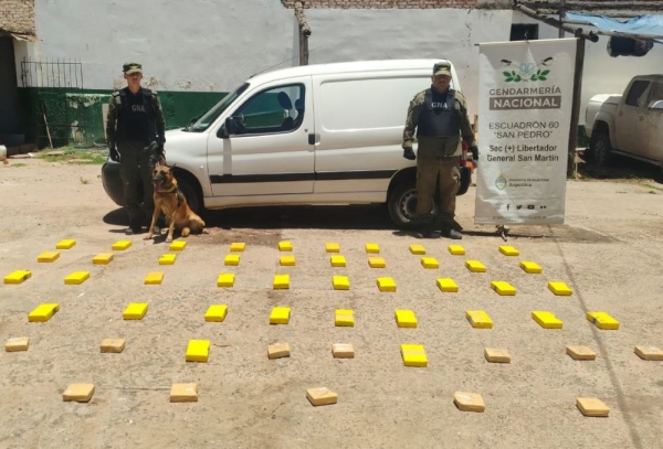 Gendarmer&iacute;a Incaut&oacute; mas de 50 Kilos de Cocaina en Jujuy