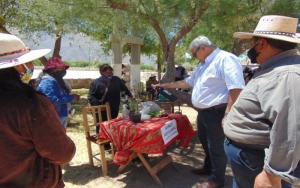 Apertura de la feria de agricultores en Tumbaya