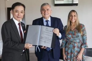 Morales se reuni&oacute; con el Embajador de Jap&oacute;n