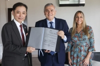 Morales se reuni&oacute; con el Embajador de Jap&oacute;n