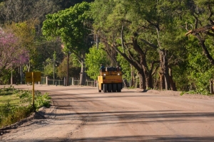 Avanzan obras de pavimentaci&oacute;n desde Carahunco a La Mendieta
