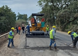RN 34. Vialidad de la Provincia continúa con trabajos de repavimentación