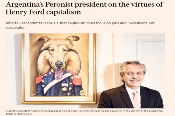 Alberto Fern&aacute;ndez abog&oacute; por un capitalismo con "m&aacute;s solidaridad"