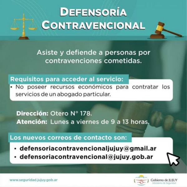 Nuevos canales de atenci&oacute;n en la Defensor&iacute;a Contravencional
