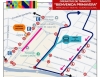 FNE.Dispositivos de tr&aacute;nsito por los desfiles de carrozas