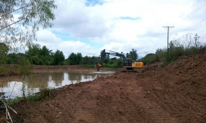 AGUA POTABLE CULMIN&Oacute; TAREAS DE REACONDICIONAMIENTO EN LAGUNA PRESEDIMENTADORA DE SAN PEDRO