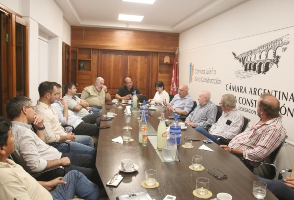 Cámara Jujeña de la Construcción se reunió con empresarios del sector