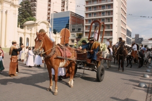 MULTITUDINARIA MUESTRA DE FE A LA VIRGEN DEL ROSARIO DE R&Iacute;O BLANCO